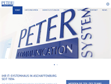 Tablet Screenshot of peter-cs.de